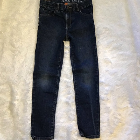 Children’s Place Skinny Super Skinny Faded-Knees Jeans Bundle 8 - Picture 4 of 6